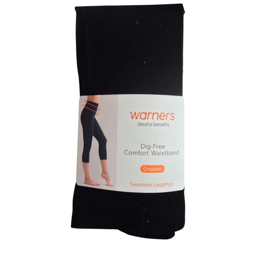 Warners Blissful Benefits Women's Seamless Smoothing Cropped Legging, 1-Pack S/M